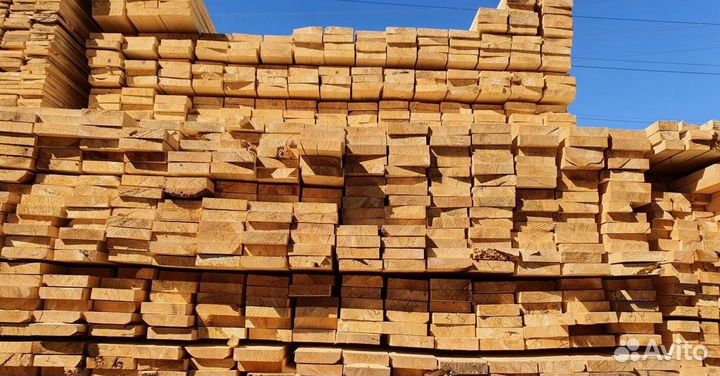 Доска обрезная 25х150 6м