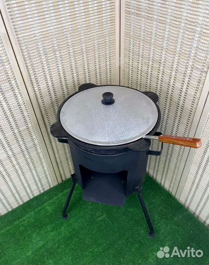 Казан 16 литров с печкой