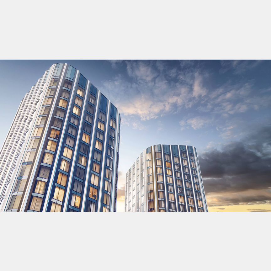 Квартира-студия, 23,3 м², 13/39 эт.