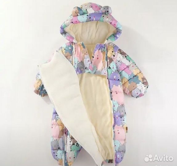 Комбинезон демисезонный новый 74-80 размер