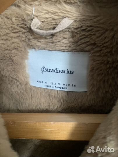 Дубленка из stradivarius