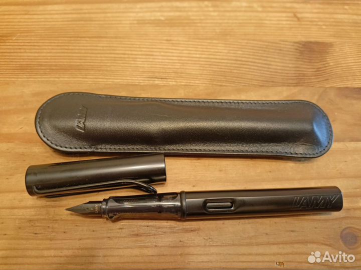 Перьевая ручка Lamy Al-Star F +кожаный чехол
