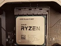 Ryzen 5 3600, 4000 MHz (40 x 100) в отл состоянии