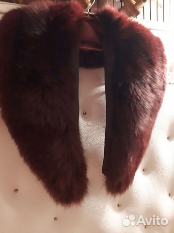 Меховой воротник песец