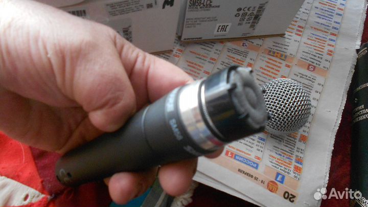 Оригинальные вокальные микрофоны shure SM-58LCE