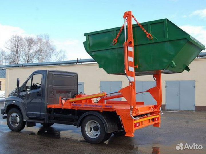 Вывоз мусора контейнер 8м3