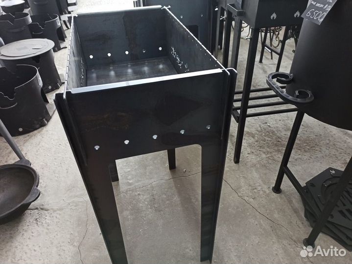 Мангал разборный 30х50х80см (сталь 3мм)