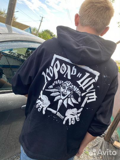 Худи Король и Шут ручная роспись