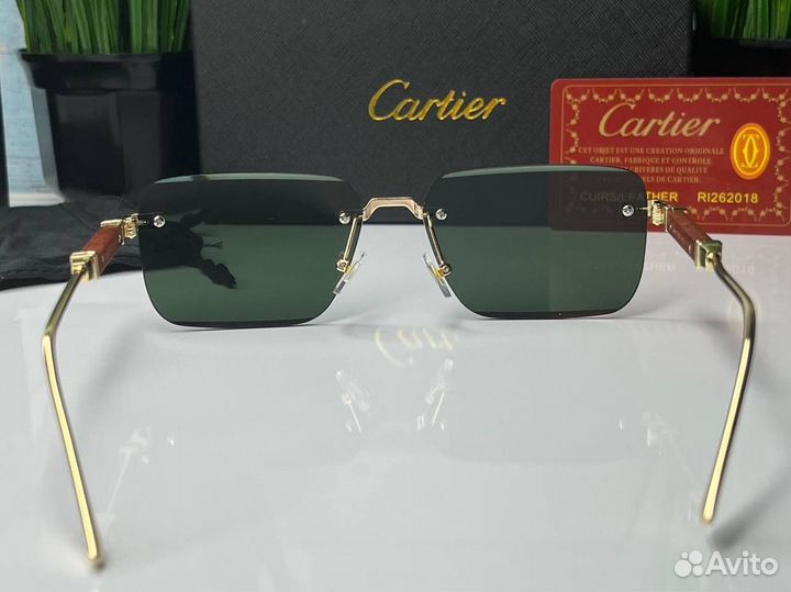 Солнцезащитные очки мужские cartier