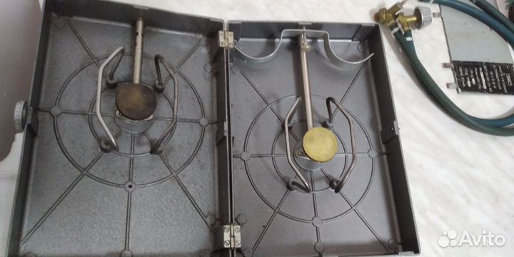 Плита газовая туристская пгт 2-В-Б с баллонами