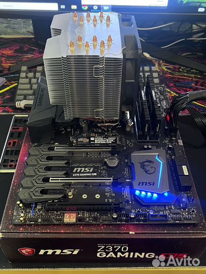 I7 8700k + msi z370 gaming m5 + кулер 150вт