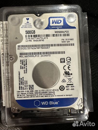 Твердотельный накопитель ssd 2.5’’ SATA-3