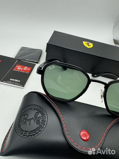 Солнцезащитные очки ray ban ferrari стекло