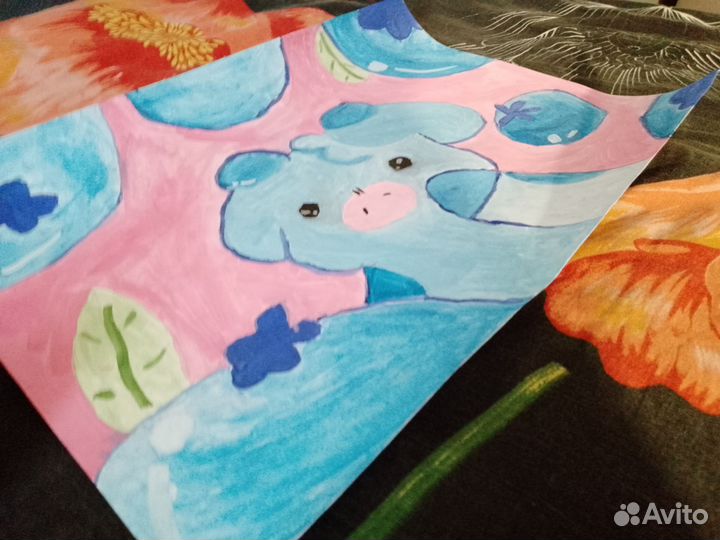 Рисунок коровка