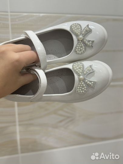 Туфли для девочки 32 размер праздничные