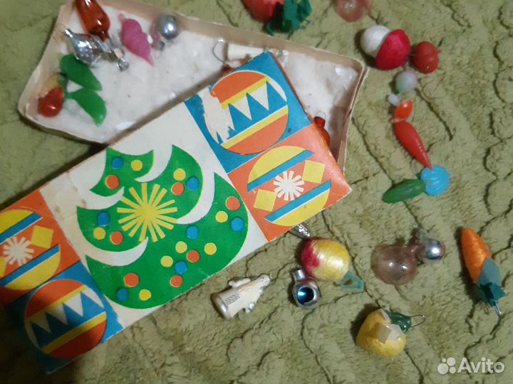 Елочные игрушки малютка СССР