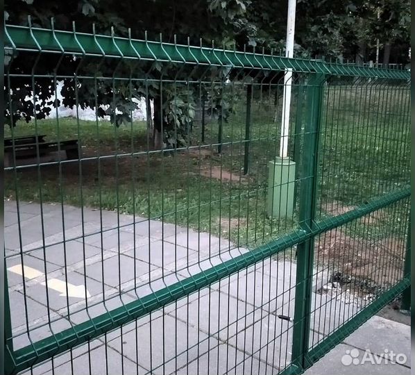 Сетка для забора 3d