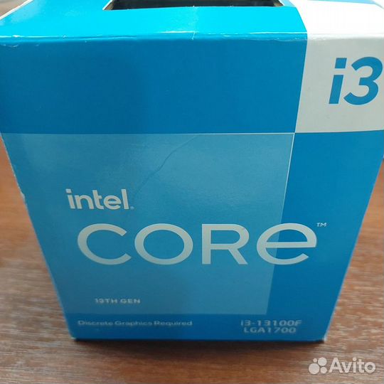 Процессор intel core i3 13100f