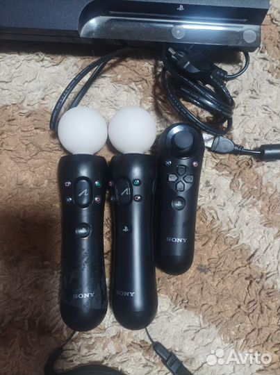 Игровая приставка ps3 super slim прошитая