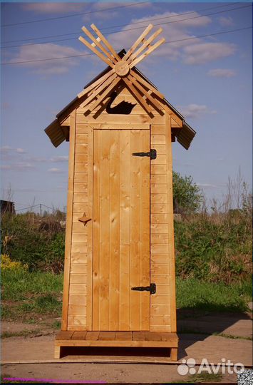 Дачный туалет деревянный JWL457