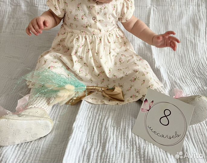 Платье боди на девочку 80 размер