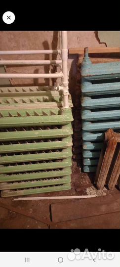 Система отопления из 10шт радиаторов