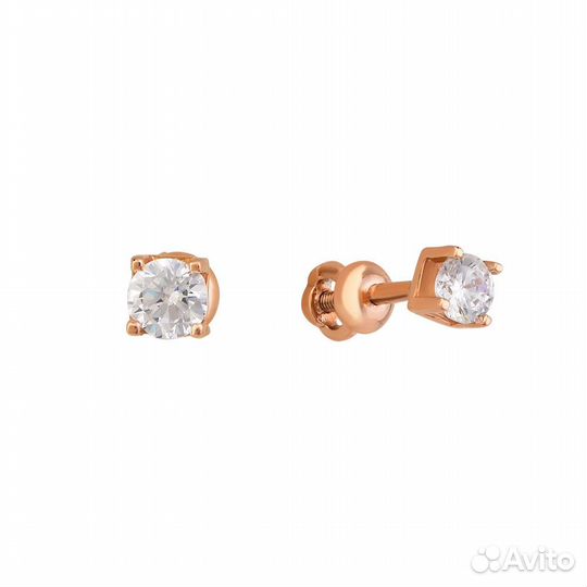 Серьги золотые