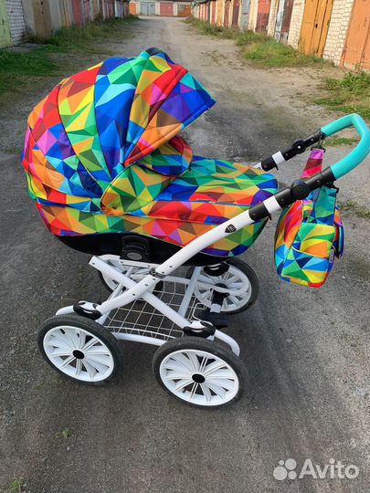 Коляска Adamex Gloria Retro 2в1