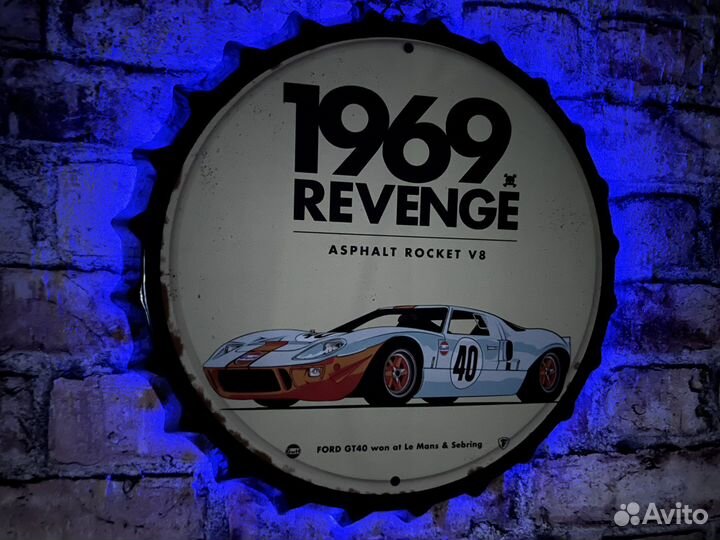 Декор на стену Ford GT 40 1969 Revenge