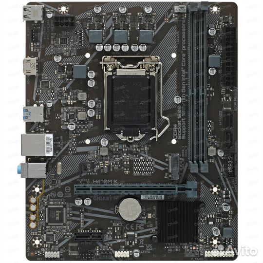 Комплект i3-10105F BOX + Gigabyte H470M K / Новый