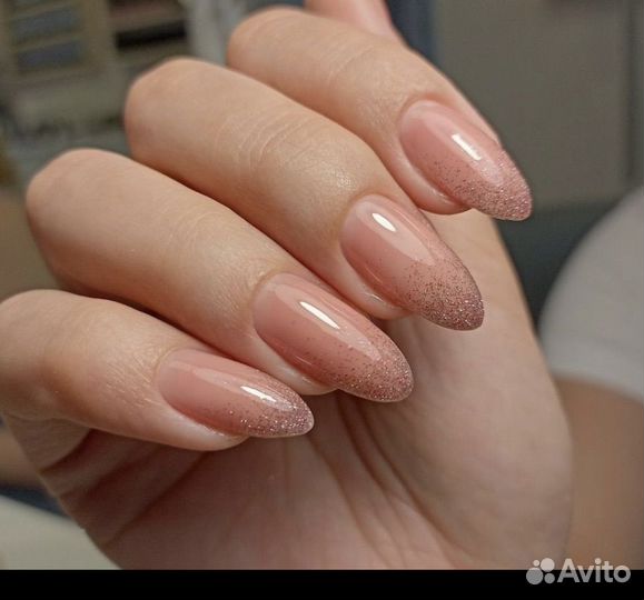 Маникюр наращивание ногтей