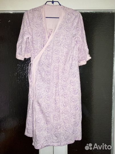 Комплект халат и сорочка в роддом