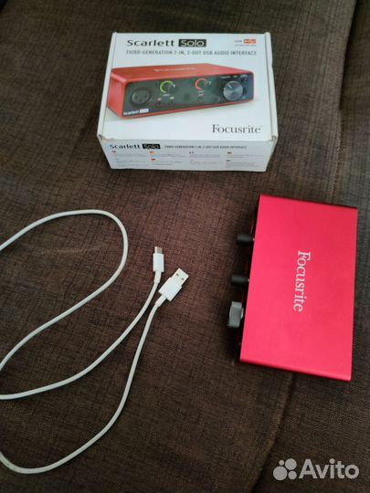 Focusrite scarlett solo 3rd gen