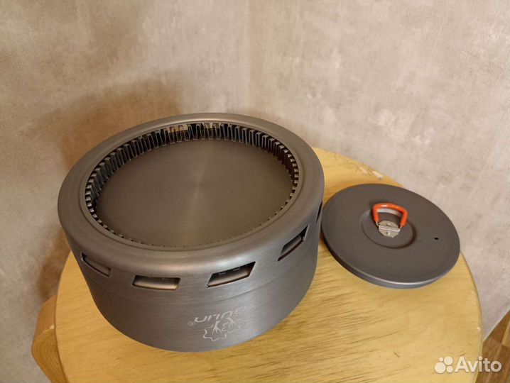 Чайник туристический с теплообменником 1,6л