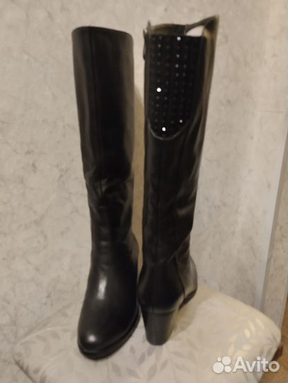 Сапоги женские натуральная кожа 38 размер зимние