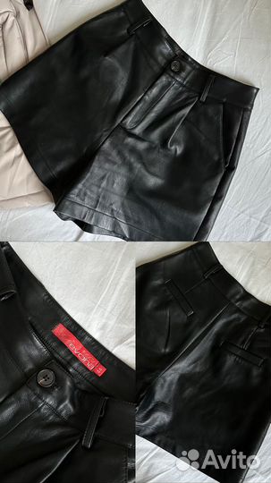 Кожаные шорты