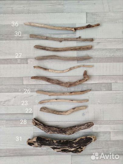 Дрифтвуд, палки для макраме, морские коряги