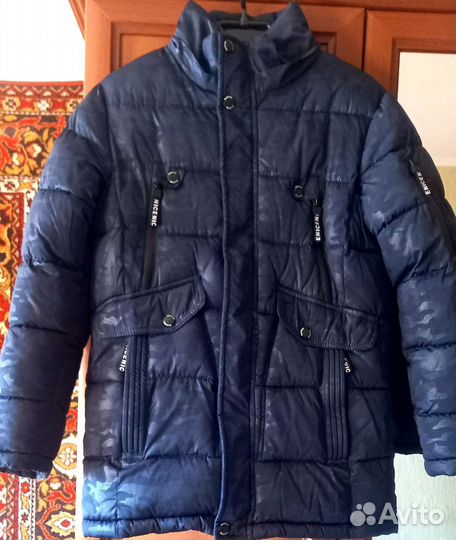 Куртка зимняя для мальчика 158 см