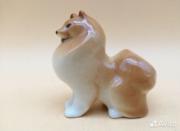 Статуэтка Шпиц фарфор ифз