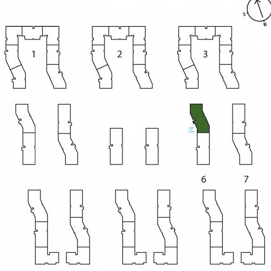 2-к. квартира, 64,6 м², 2/3 эт.