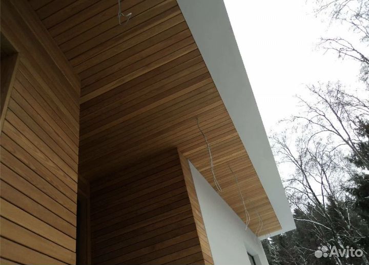 Планкен лиственница скошенный