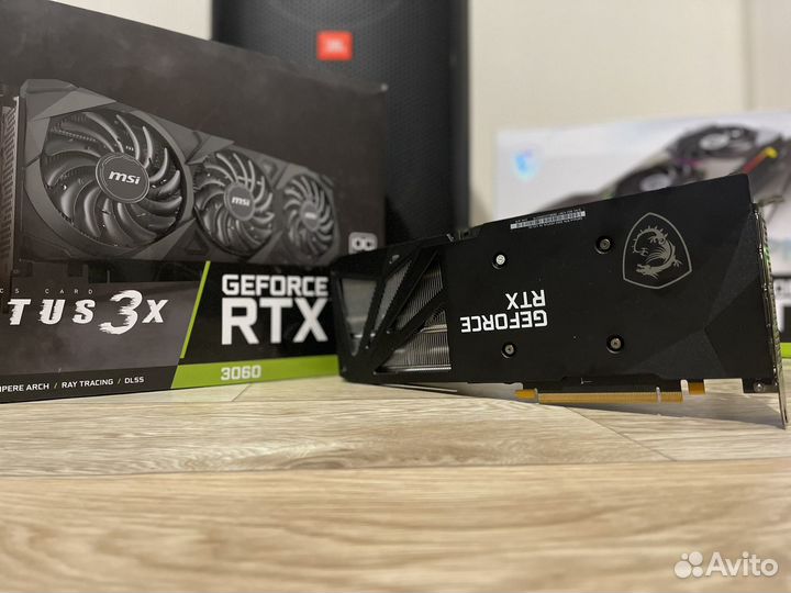 Видеокарта msi rtx 3060 ventus 3X 12gb