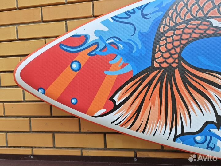 Доска SUP board надувная Koi 350x83x15 см сап борд