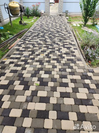 Укладка тротуарной плитки под ключ