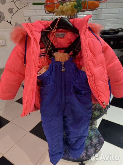 Зимний комплект (штаны куртка) на 1-2года