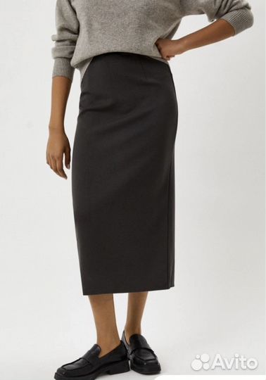 Юбка uniqlo s чёрная