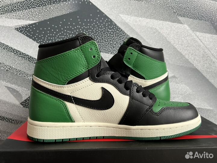 Кроссовки Nike Air Jordan 1 High Pine Green