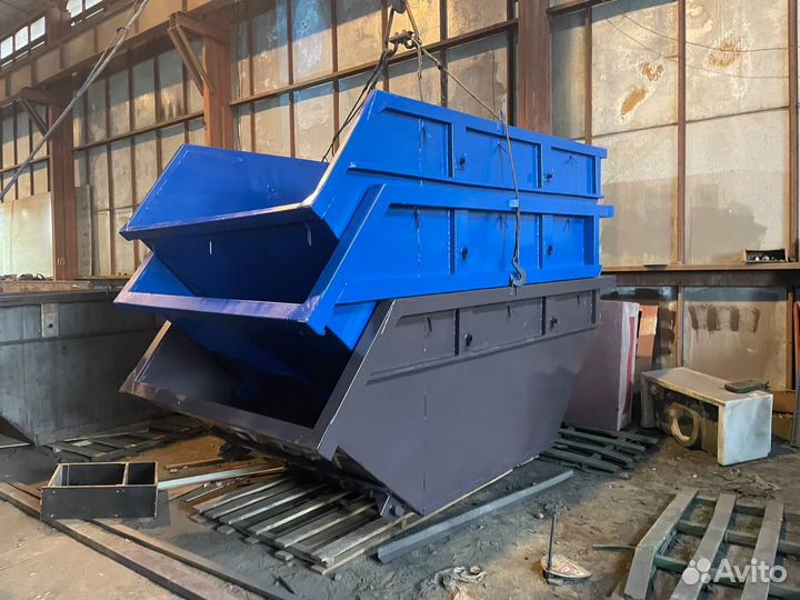 Бункер мусорный контейнер 8 кубов(лодочка)