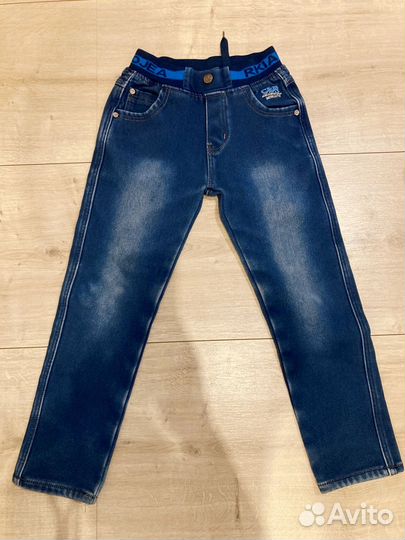 Джинсы с начесом