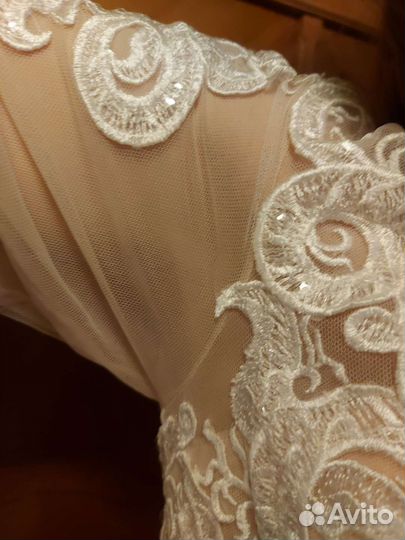 Свадебное или вечернее платье 52-54 р